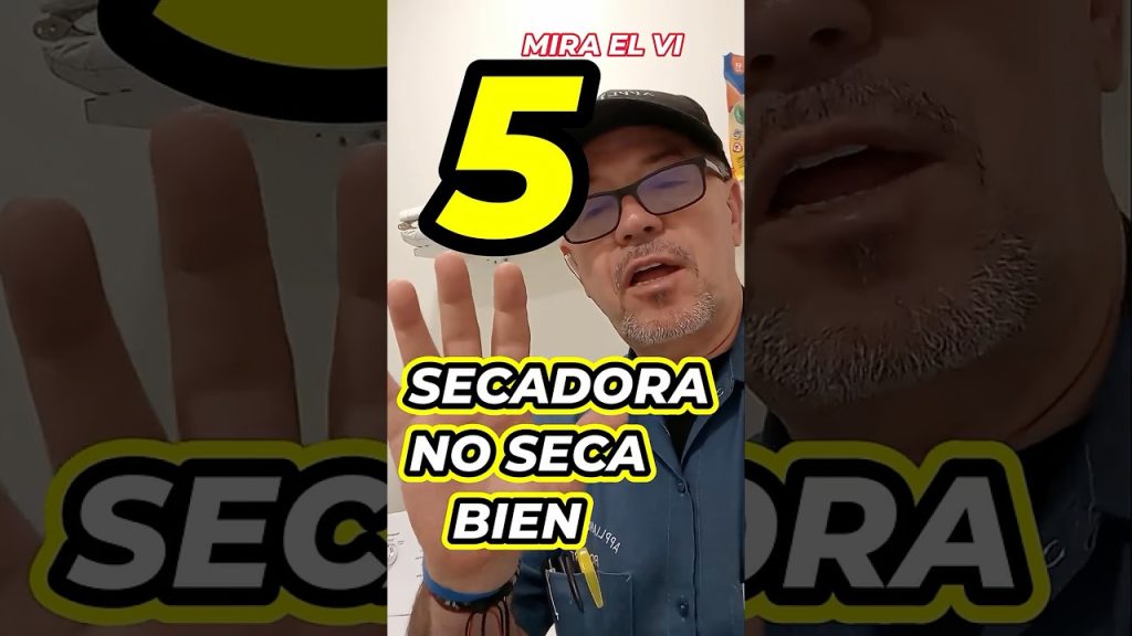 Caso real: secadora que tardaba tres ciclos en secar en Madrid